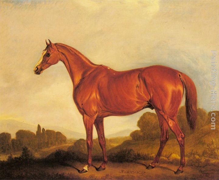 John Ferneley Snr A Portrait of the Racehorse Harkaway, the Winner of the 1838 Goodwood Cup